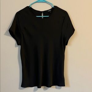 Express Black Short Sleeve Top